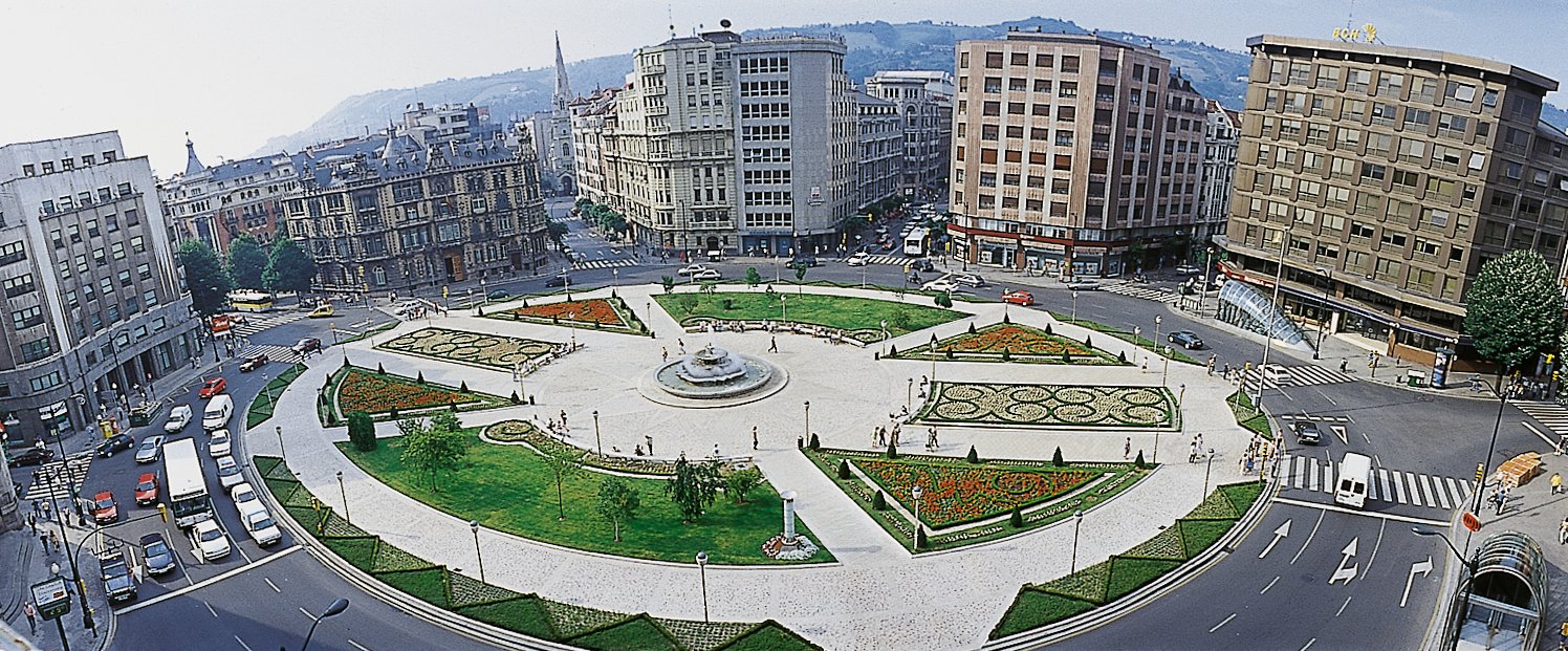 Perspectiva Plaza Moyua, Bilbao